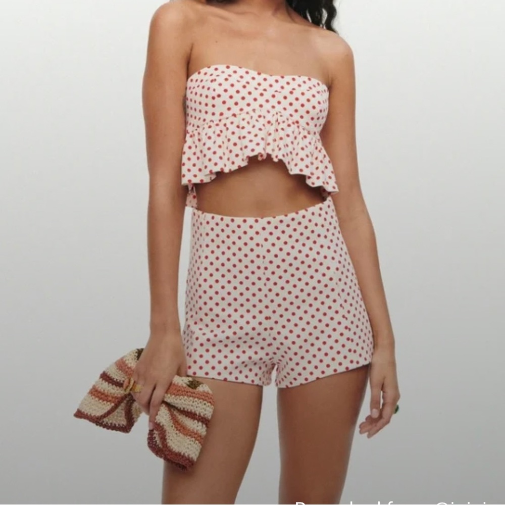 Zara polka dot TOP